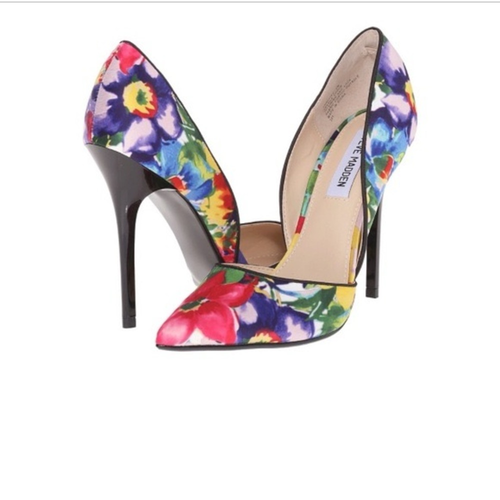 Steve Madden Colorful Floral Heels size 5.5 | worn once